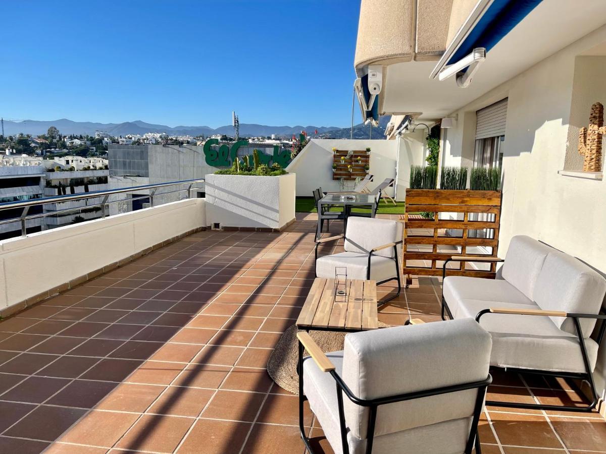 Puerto Banus Beach Espectacular Atico Marbella Bagian luar foto